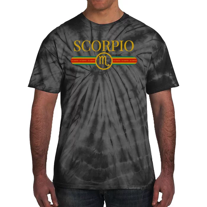 Scorpio Zodiac Sign Astrology Horoscope Fashion Tie-Dye T-Shirt