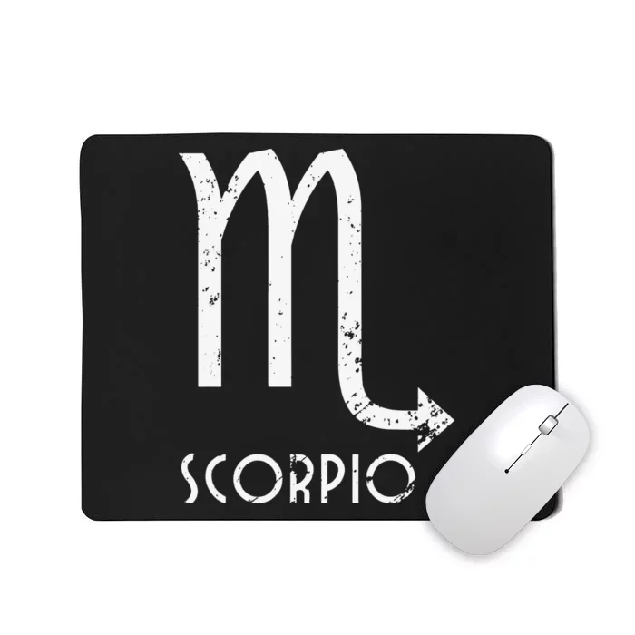 Scorpio Zodiac Sign October November Birthday Gift Mousepad