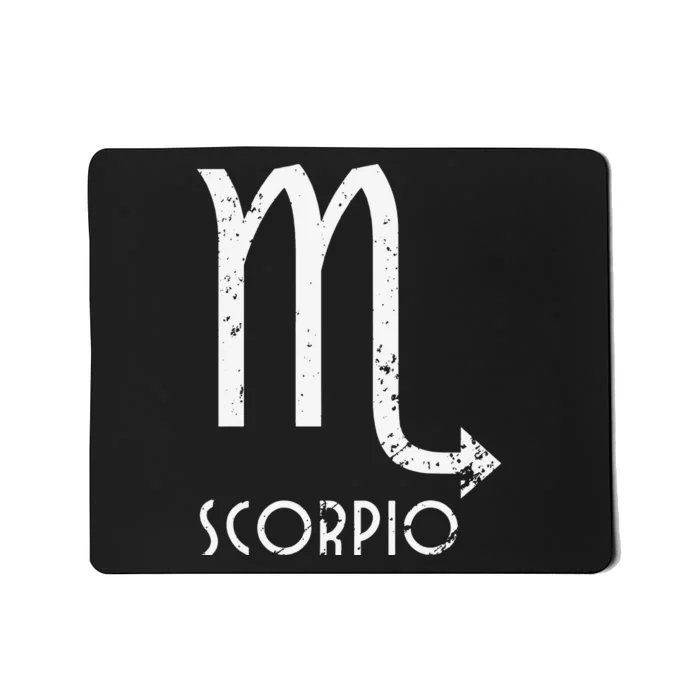 Scorpio Zodiac Sign October November Birthday Gift Mousepad