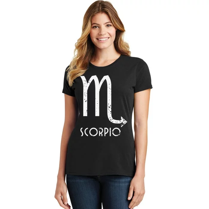 Scorpio Zodiac Sign October November Birthday Gift Women's T-Shirt