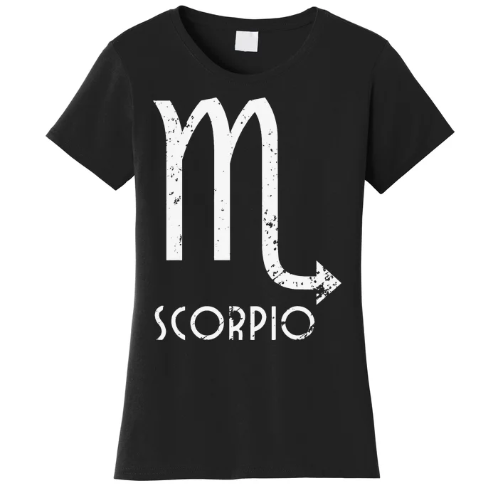 Scorpio Zodiac Sign October November Birthday Gift Women's T-Shirt