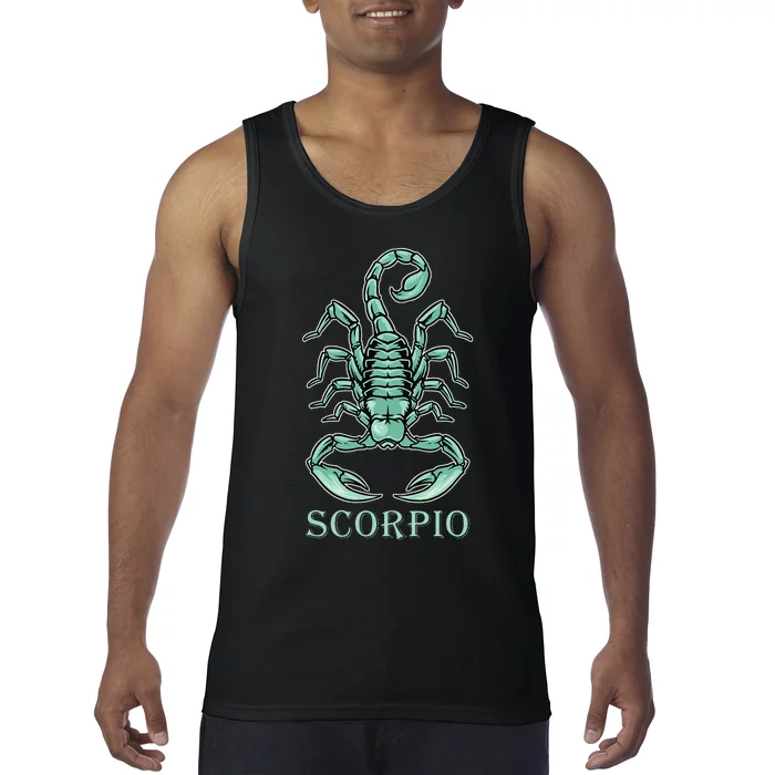 Scorpio Zodiac Sign Tank Top