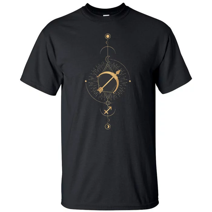 Sagittarius Zodiac Sign Symbol Cool Astrology Lover Gifts Tall T-Shirt