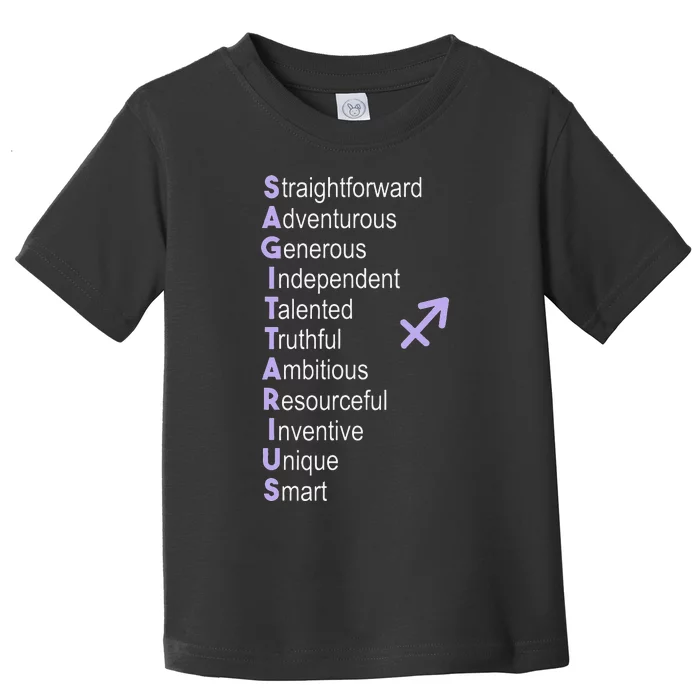 Sagittarius Zodiac Sign Toddler T-Shirt