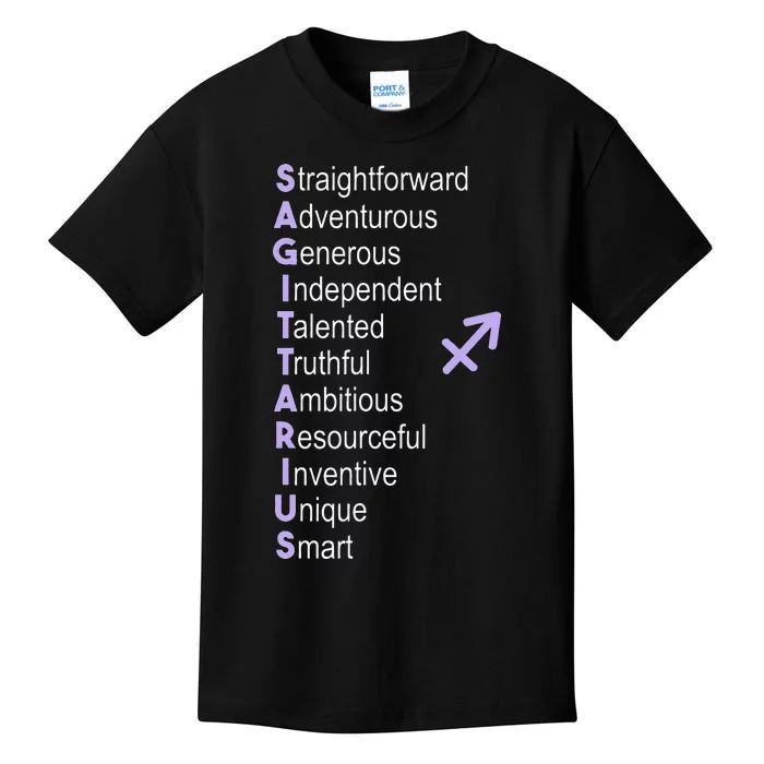 Sagittarius Zodiac Sign Kids T-Shirt