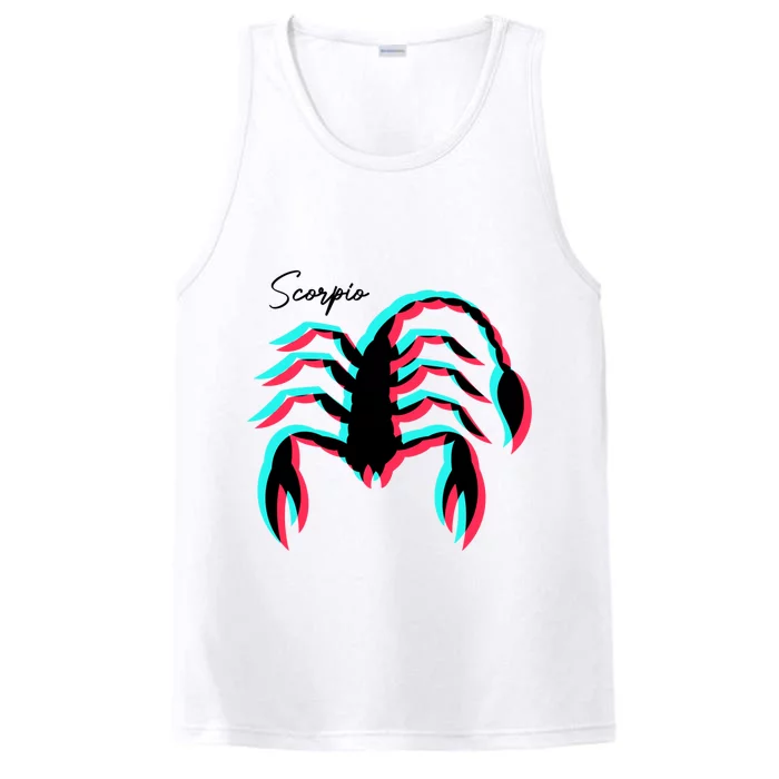 Scorpio Zodiac Sign And Birthday Scorpio Gift Performance Tank