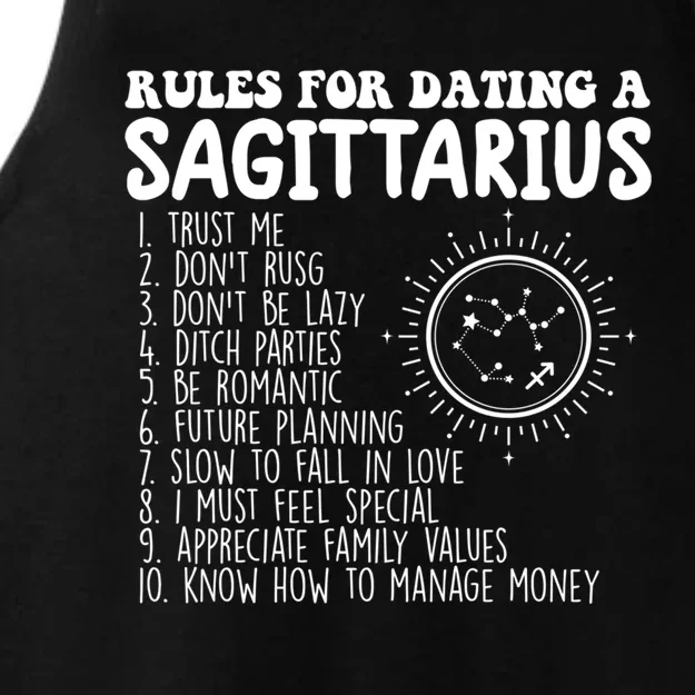 Sagittarius Zodiac Tee Horoscope Astrology Sagittarius Sign Funny Gift Ladies Tri-Blend Wicking Tank