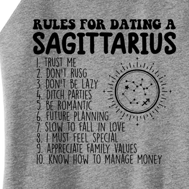 Sagittarius Zodiac Tee Horoscope Astrology Sagittarius Sign Funny Gift Women’s Perfect Tri Rocker Tank