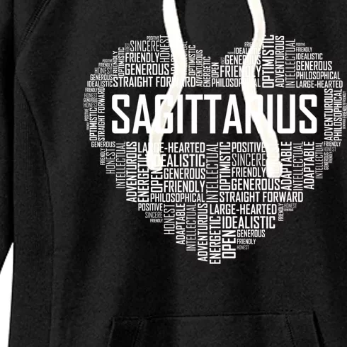 Sagittarius Zodiac Traits Horoscope Astrology Sign Gift Great Gift Women's Fleece Hoodie