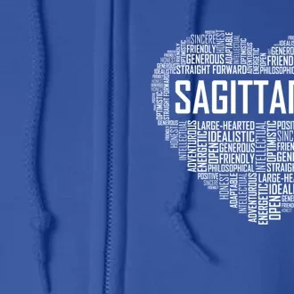 Sagittarius Zodiac Traits Horoscope Astrology Sign Gift Great Gift Full Zip Hoodie