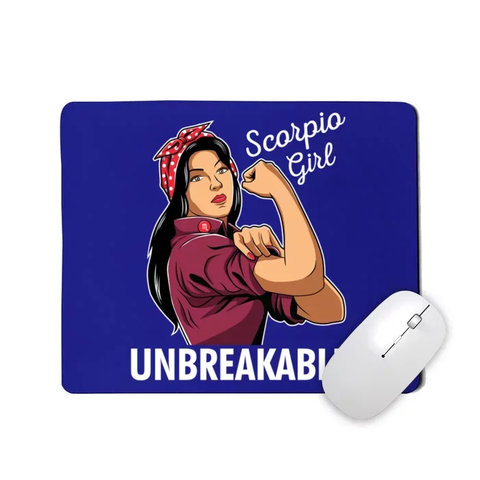 Scorpio Zodiac Unbreakable Strong Birthday Gift Meaningful Gift Mousepad