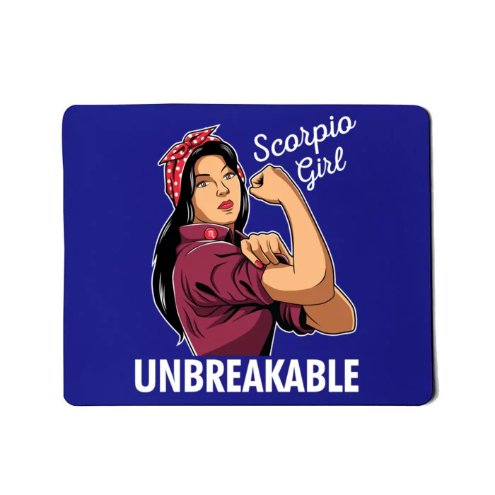 Scorpio Zodiac Unbreakable Strong Birthday Gift Meaningful Gift Mousepad