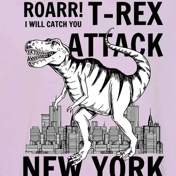 T-Rex Attacks New York Garment-Dyed Sweatshirt