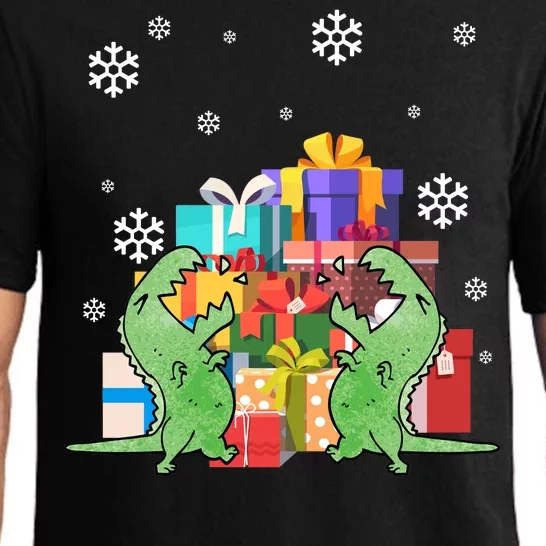 T-Rex Christmas Pajama Set