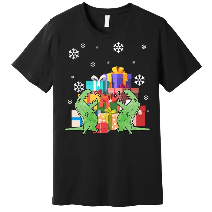 T-Rex Christmas Premium T-Shirt