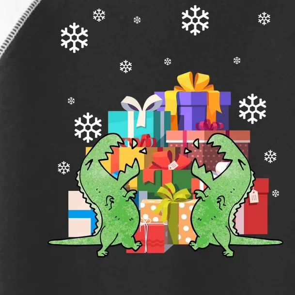 T-Rex Christmas Toddler Fine Jersey T-Shirt