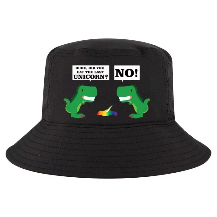 T-Rex Did You Eat The Last Unicorn Cool Comfort Performance Bucket Hat