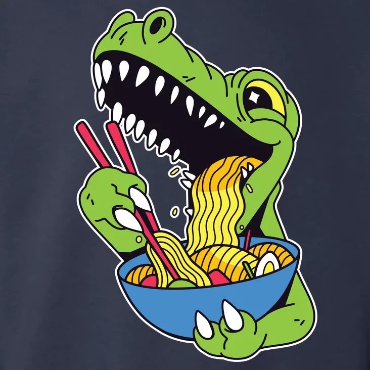 T-Rex Eating Ramen Toddler Hoodie