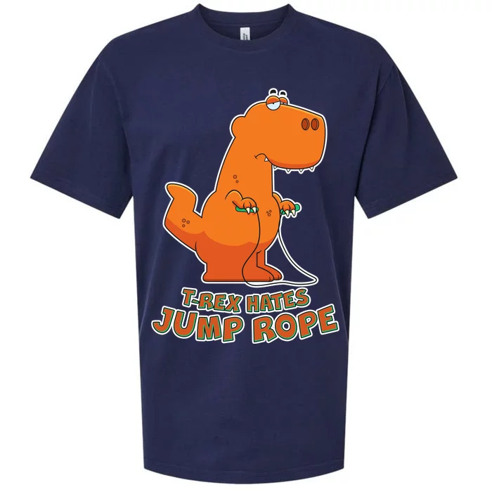 T-Rex Hates Jump Rope Sueded Cloud Jersey T-Shirt