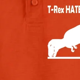 T-Rex Hates Push-Ups Dry Zone Grid Performance Polo