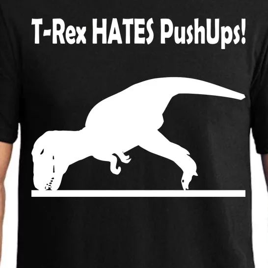 T-Rex Hates Push-Ups Pajama Set