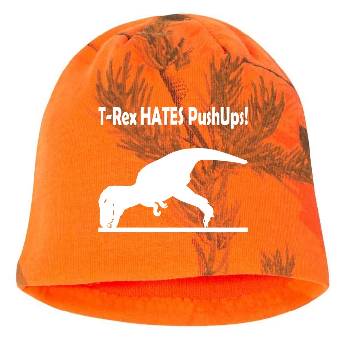 T-Rex Hates Push-Ups Kati - Camo Knit Beanie