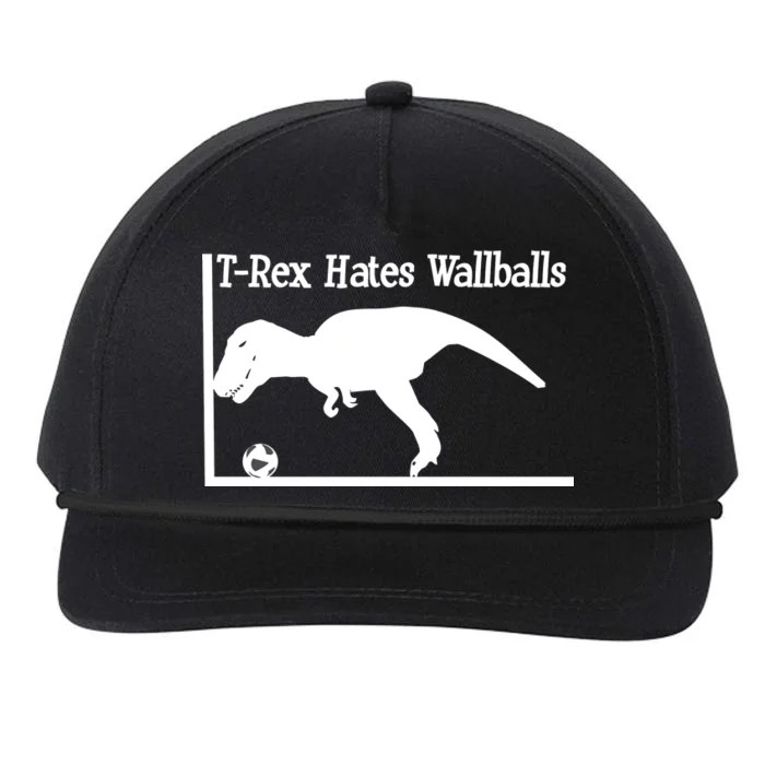 T-Rex Hates Wallballs Snapback Five-Panel Rope Hat