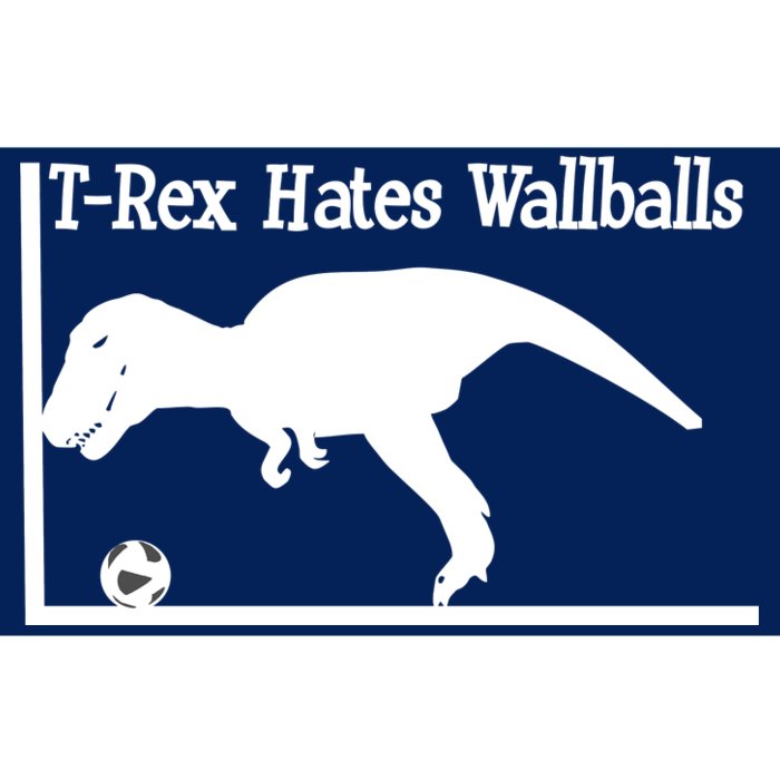 T-Rex Hates Wallballs Bumper Sticker