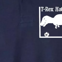 T-Rex Hates Wallballs Softstyle Adult Sport Polo