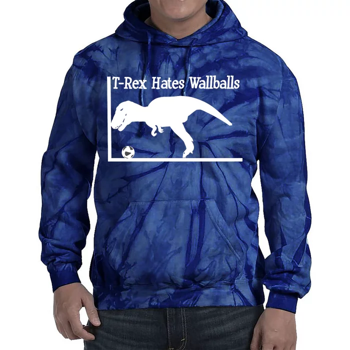 T-Rex Hates Wallballs Tie Dye Hoodie