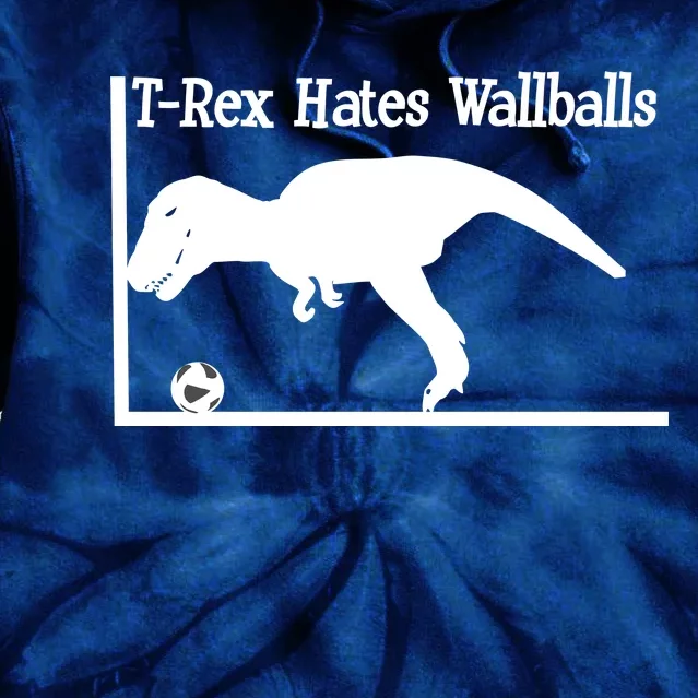 T-Rex Hates Wallballs Tie Dye Hoodie