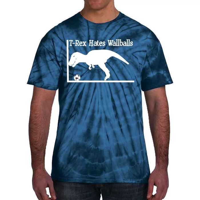 T-Rex Hates Wallballs Tie-Dye T-Shirt