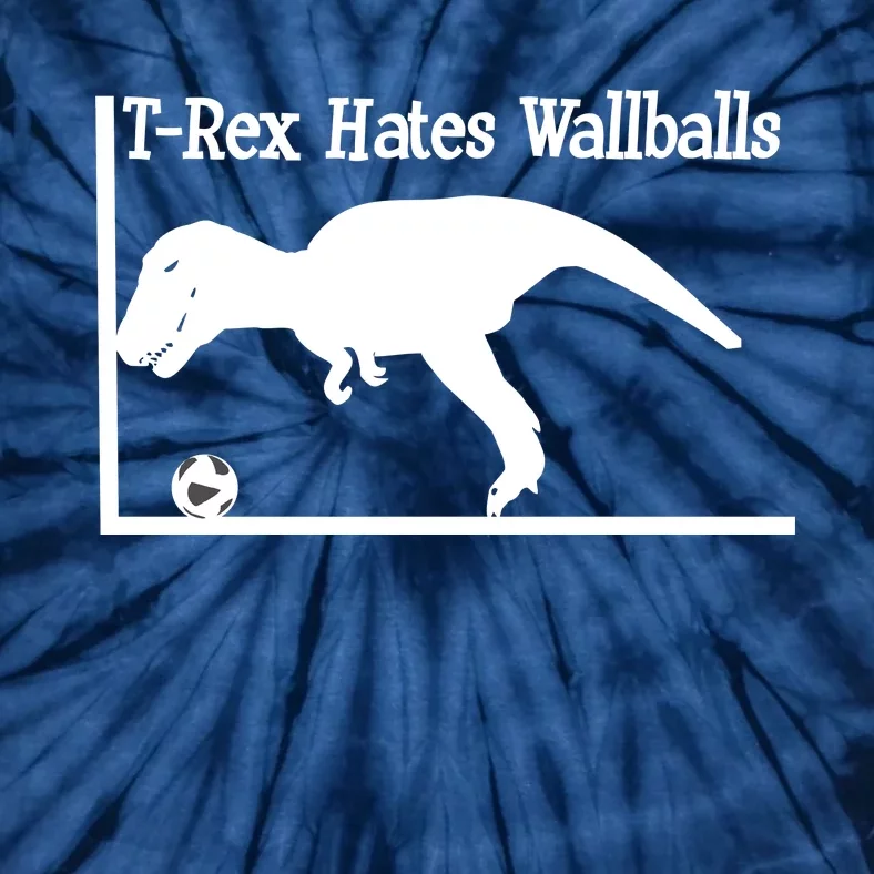 T-Rex Hates Wallballs Tie-Dye T-Shirt