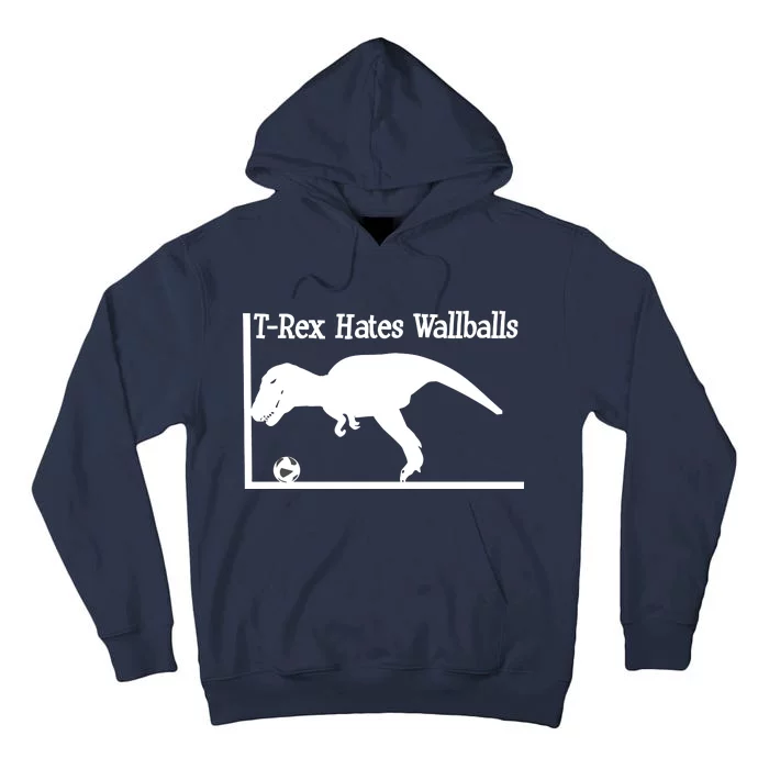 T-Rex Hates Wallballs Tall Hoodie