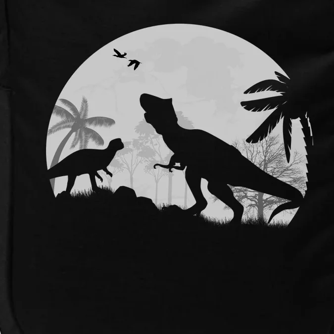 T-Rex In The Moon Impact Tech Backpack