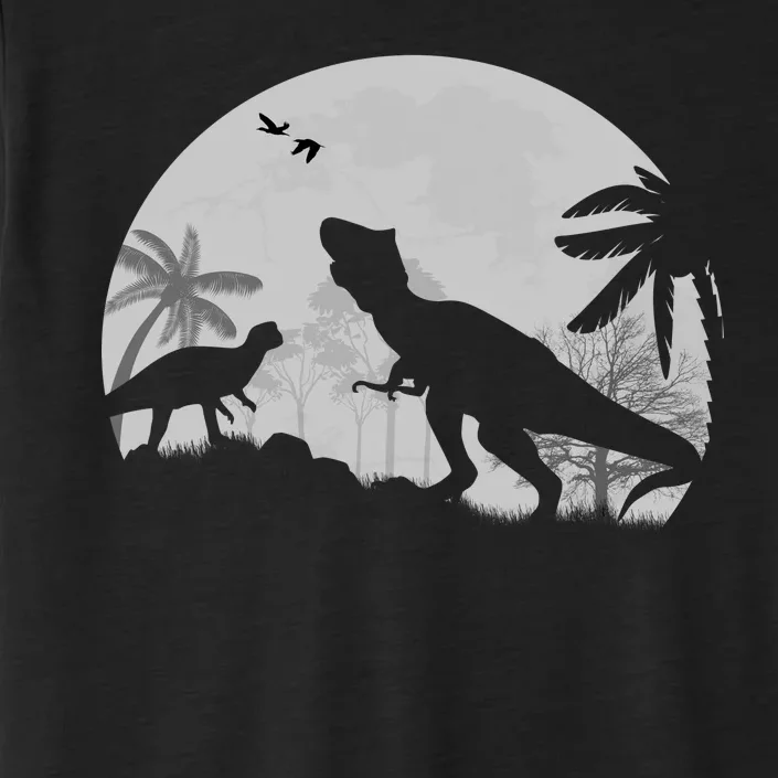 T-Rex In The Moon ChromaSoft Performance T-Shirt