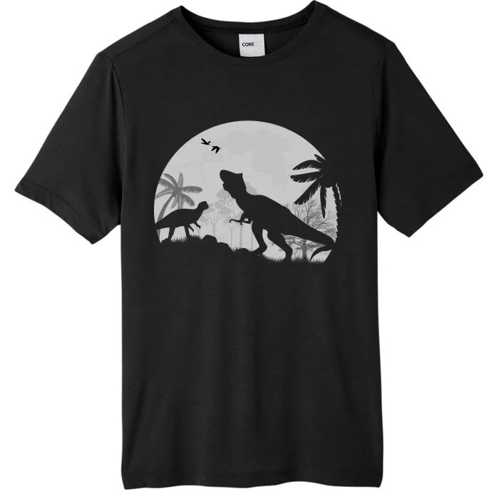 T-Rex In The Moon ChromaSoft Performance T-Shirt