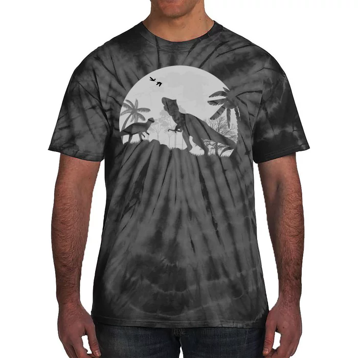 T-Rex In The Moon Tie-Dye T-Shirt