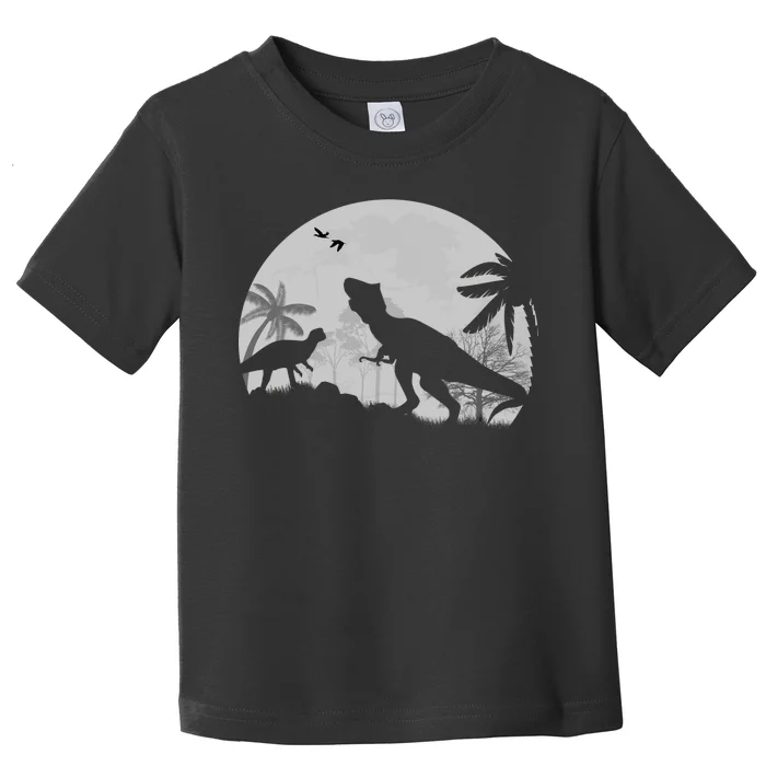 T-Rex In The Moon Toddler T-Shirt