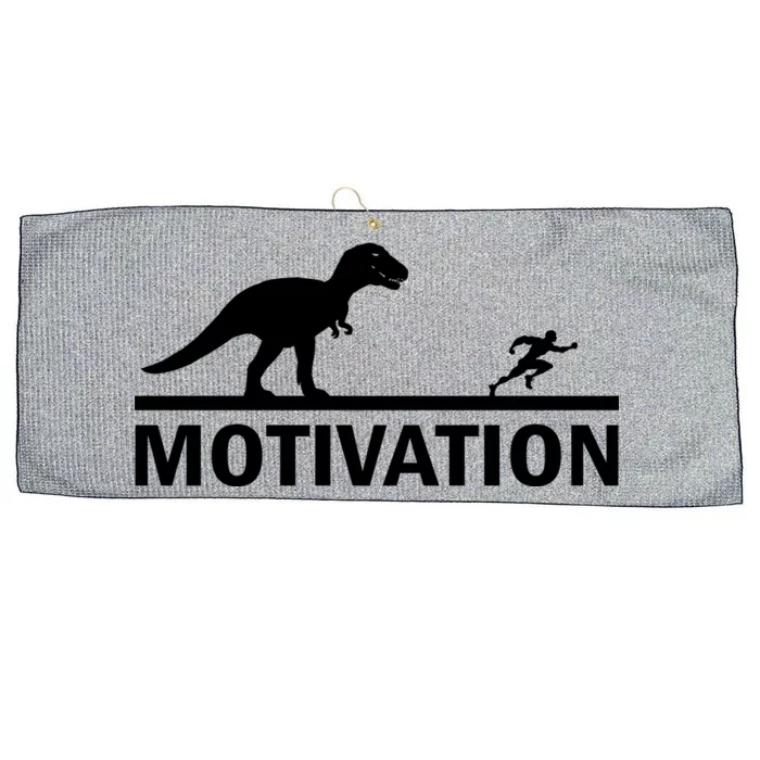 T-Rex Motivation Large Microfiber Waffle Golf Towel