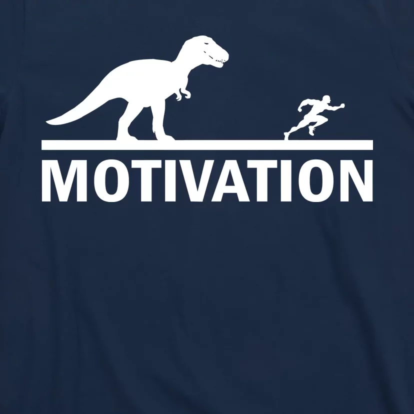 Dino Running Runner Cool Motivation Cute' Unisex Premium T-Shirt