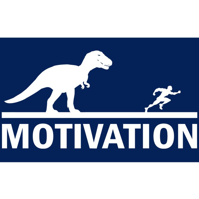 T-Rex Motivation Bumper Sticker