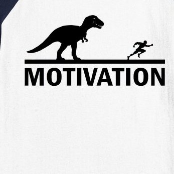 T-Rex Motivation Baseball Sleeve Shirt