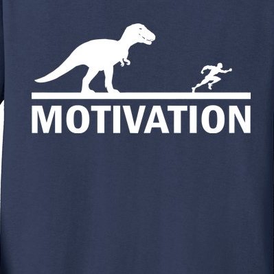 T-Rex Motivation Kids Long Sleeve Shirt