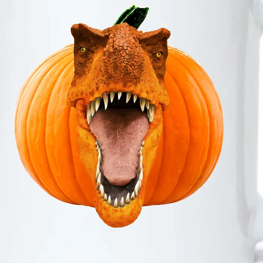 T-REX Pumpkin Face Black Color Changing Mug