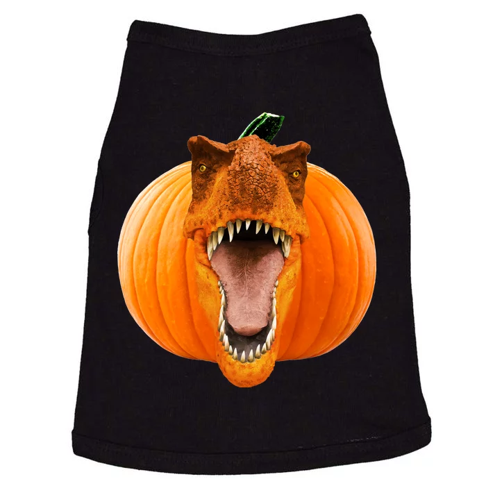 T-REX Pumpkin Face Doggie Tank