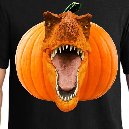 T-REX Pumpkin Face Pajama Set