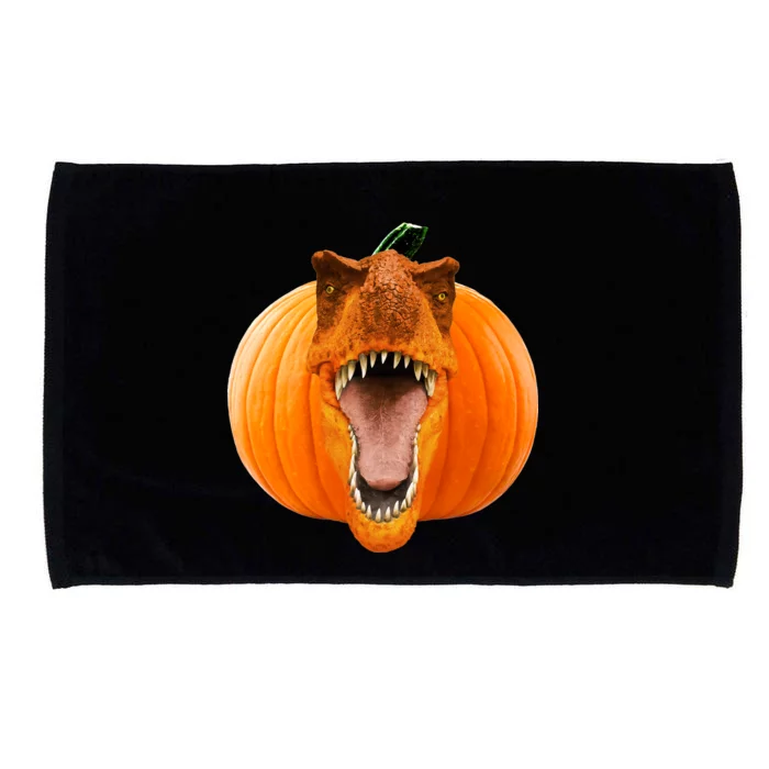 T-REX Pumpkin Face Microfiber Hand Towel