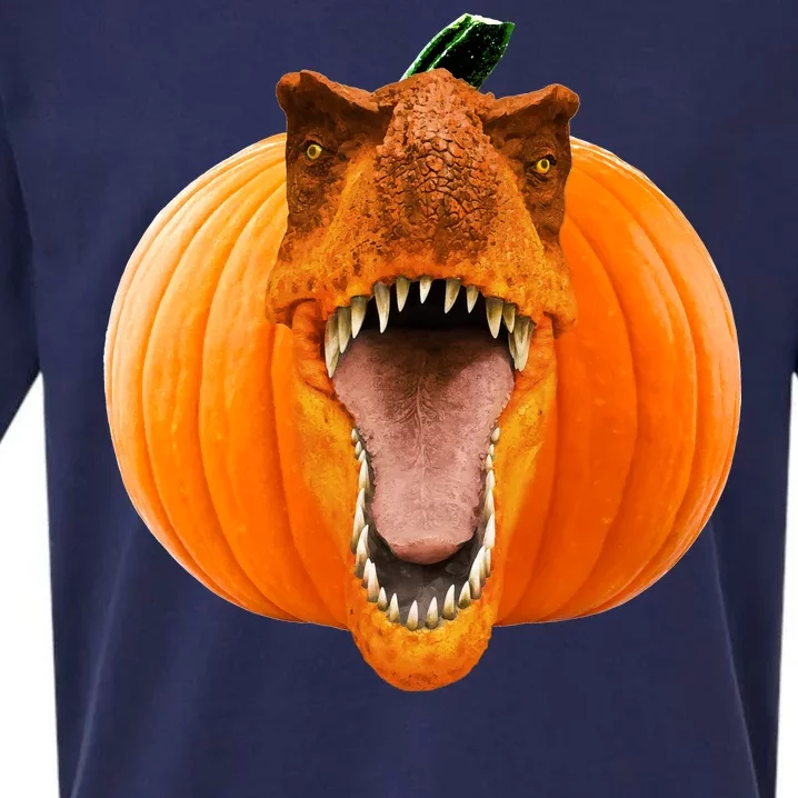 T-REX Pumpkin Face Sueded Cloud Jersey T-Shirt