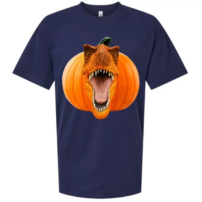 T-REX Pumpkin Face Sueded Cloud Jersey T-Shirt